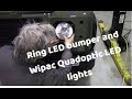 Fitting the Ring LED bumper and Wipac headlamps with LED bulbs to the Defender 90