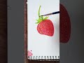 easy painting ~ watercolor🍓 funk art painting watercolor creative drawing