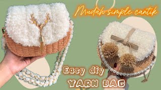 Tutorial Diy Tas Plastik Kanvas | Kreasi Tas Handmade | Aesthetic | Ide Usaha Craft