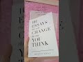 101 essays that will change the way you think♡