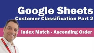 Google Sheets Index Match