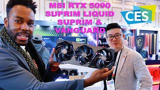 MSI RTX 5090 - SUPRIM LIQUID, SUPRIM and VANGUARD Series all explained in detail