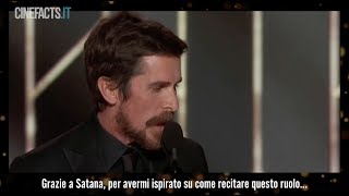 Il discorso di Christian Bale ai Golden Globes 2019 #CineFacts