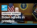 Biden agrees in principle to Ukraine summit with Putin brokered by Macron • FRANCE 24 English