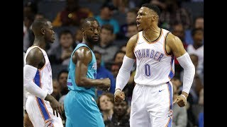 Russell Westbrook Hits Filthy ShammGod To Close Out The Game Vs. Hornets