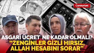 Sokağa sorduk: Asgari ücret ne kadar olur? \