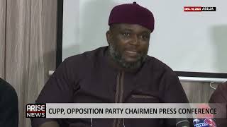 CUPP, Opposition Party Chairmen Press Conference