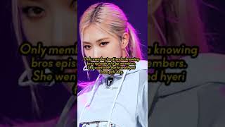 Things only Rosé has done in blackpink