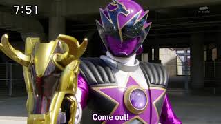 Uchu Sentai Kyuranger Ryu Voyager First Battle