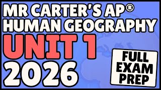 AP Human Geography Unit 1 Review (30-Minute Study Session) - Mr Carter's Guides
