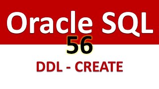 Oracle SQL Developer Tutorial For Beginners 56 - DDL CREATE