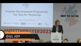 Meet the Buyer 2023: Supplier Development Programme: Top Tips for Tendering