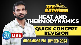 JEE EXPRESS | Quick Concept Revision | Heat and Thermodynamics | Live