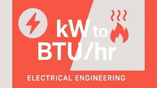 kW to BTU/h Conversion Formula - Convert kilowatts kW to BTUhr British Thermal Units per hour