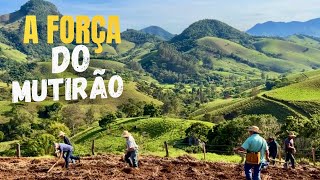 O MUTIRÃO - TURMA BOA DE TRABALHO - PLANTANDO MILHO