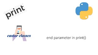 end parameter in print() | Python | Castor Classes