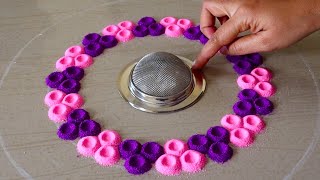 Beautiful Rangoli Designs For Sankranthi | Simple Pongal Kolam Designs | Muggulu For Sankranthi 2021