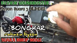 Review byson modif simpel suara moge‼️soundbooster byson moge