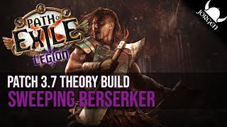 PoE 3.7 - Sweeping Bleed Theory Build - Berserker Marauder - Legion