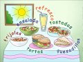 comida learn the names of foods in spanish calico spanish songs for kids