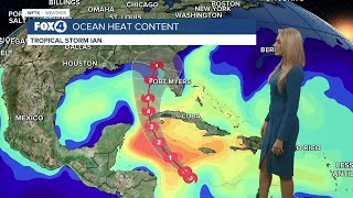 FORECAST: PM storms, tracking Ian in the tropics