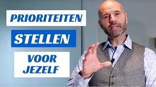 Prioriteiten stellen voor jezelf