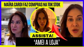 Maíra Cardi faz compras na Tok Stok: ‘Amei a loja’