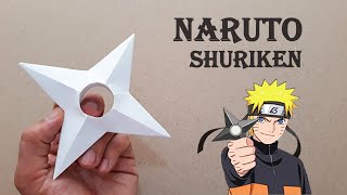 KAĞITTAN NARUTO SHURİKEN YAPIMI - ( How To Make a Paper Ninja Star )