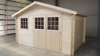 Décor et Jardin, montage d'un abri massif