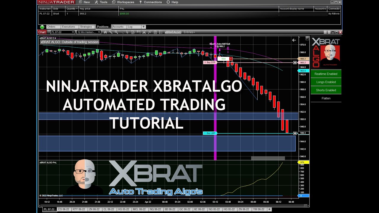 👉Ninjatrader XBratAlgo Automated Futures Trading Tutorial - YouTube