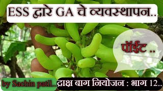 ESS द्वारे GA चे व्यवस्थापन | प्रिब्लूम स्टेज जीए, सेटिंग स्प्रे जीए, रिव्हर्स डिपिंग जीए..