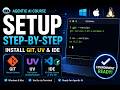 🛠️ Agentic AI Setup Guide | Install Git, UV & IDE (Windows & Mac)