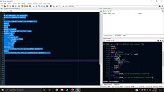 Automorphic No Program in Python