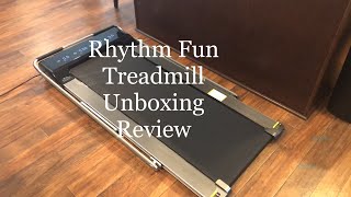 RHYTHM FUN Folding Treadmill Unboxing Review