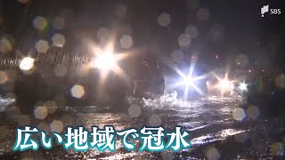 「アラームが鳴って止まってしまった」道路の冠水で車のエンジントラブル相次ぐ　避難所にたどり着けない事態もー静岡で記録的大雨