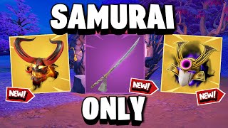 The *SAMURAI ONLY* Challenge In Fortnite!! (Chapter 6)