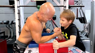 Strongest 6 Year Old Boy vs Deny Montana Arm Wrestling Battle