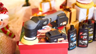 ShineMate EB350 Cordless DA Polisher, detailing, polishing, automotive, paint correction, orbital