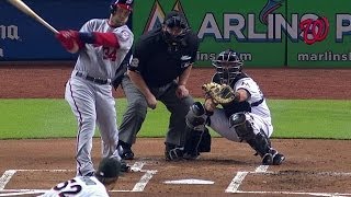 WSH@MIA: Harper sends an RBI triple to right-center