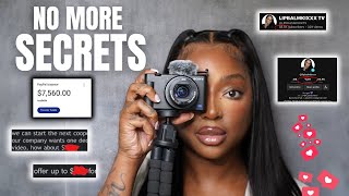 how to ACTUALLY get PAID BRAND DEALS as a small influencer, free media kit tutorial, influencer tips