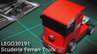 Shell V-Power - LEGO® model Ferrari Collection Scuderia Ferrari Truck set 30191