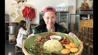 街边小店吃正宗傣族手抓饭，炸猪皮手撕鸡洋芋饼五味俱全！