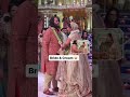 presenting mr u0026 mrs anant ambani 😍🧿 shorts wedding radhika merchant