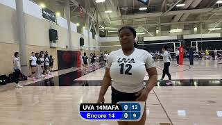 UVA vs ENCORE 1st set