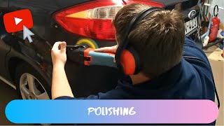 Polishing a Ford C-max, with Sonax Xtreme Polish + Wax 3