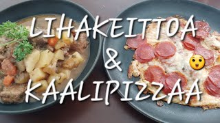 Laapotin Lihakeitto ja Varhaiskaalipizza