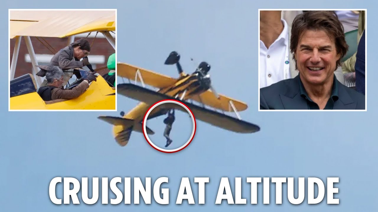 Terrifying Moment Tom Cruise Hangs Off Plane In Death-defying Stunt For ...