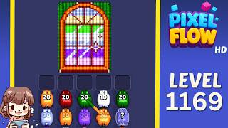 Pixel Flow Level 1169 Solution Walkthrough