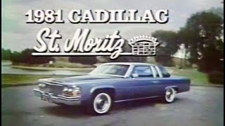 1981 Cadillac St. Moritz luxury package commercial