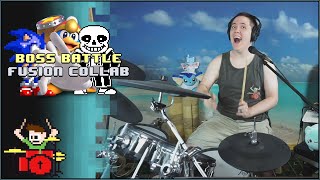 Boss Battle Fusion Collab On Drums!